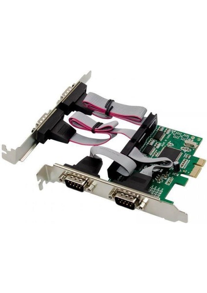 Pci Express 4 Port Com Kart RS232 Db9 Pcı-E Çoklayıcı Com Kart fiyatları