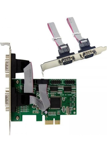 Pci Express 4 Port Com Kart RS232 Db9 Pcı-E Çoklayıcı Com Kart modelleri