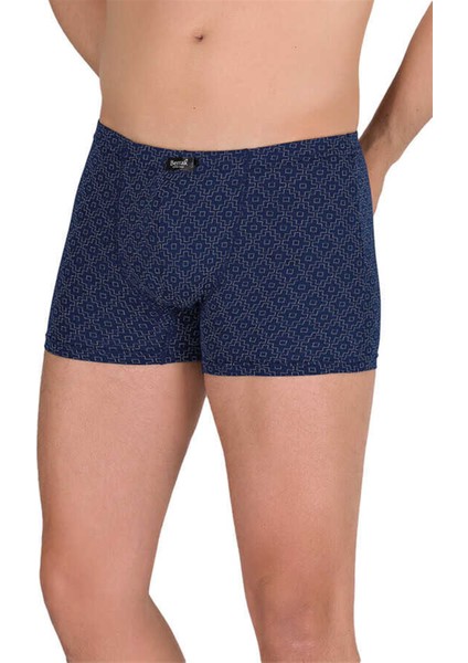 4497 Likralı Modal Ince Belli Desenli Erkek Boxer