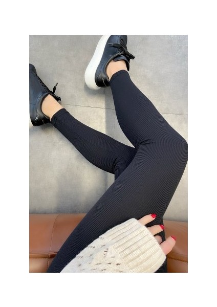 Kadın Yüksek Bel Toparlayıcı Sıkılaştırıcı Beli Lastikli Fitilli Full Likra Spor Tayt fiyatları