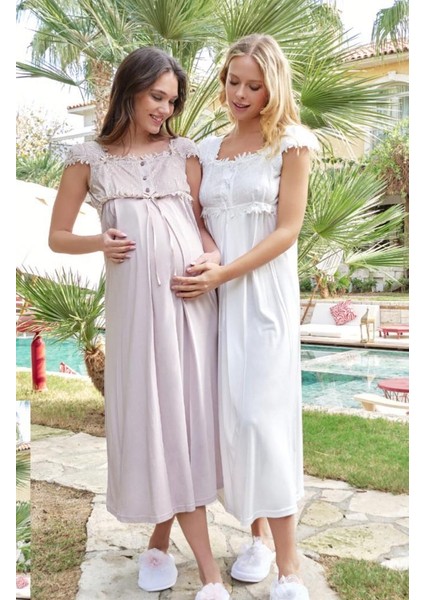 5602 Pudra Hamile Lohusa Gecelik