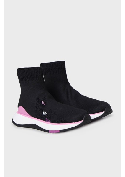 Logolu Bilekli Sneaker Ayakkabı Bayan Ayakkabı X3Z056 XN670 S189