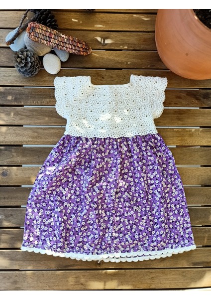 Handmade Kız Çocuk Elbisesi Pamuk, El Örgüsü Kız Çocuk Elbisesi, Baharlık Rengarenk Kız Çocuk Elbise fiyatları