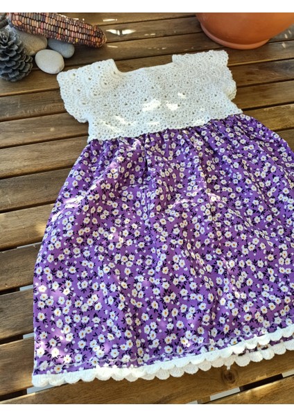 Handmade Kız Çocuk Elbisesi Pamuk, El Örgüsü Kız Çocuk Elbisesi, Baharlık Rengarenk Kız Çocuk Elbise modelleri