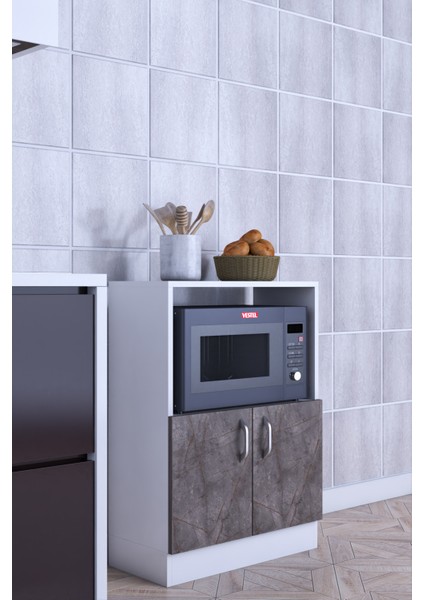 Makro Dolap Çok Amaçlı Mikrodalga Fırın Dolabı fiyatları