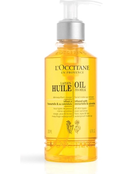Infusions Oil-To-Milk Facial Make-Up Remover Temizleme Yağı 200 ml
