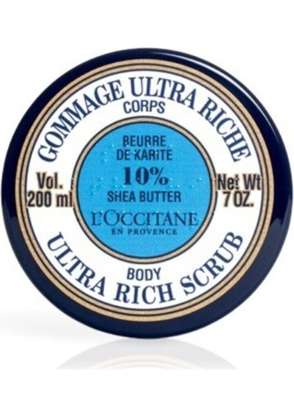 Shea Butter Ultra Rich Body Scrub Shea Vücut Scrubı 200 ml