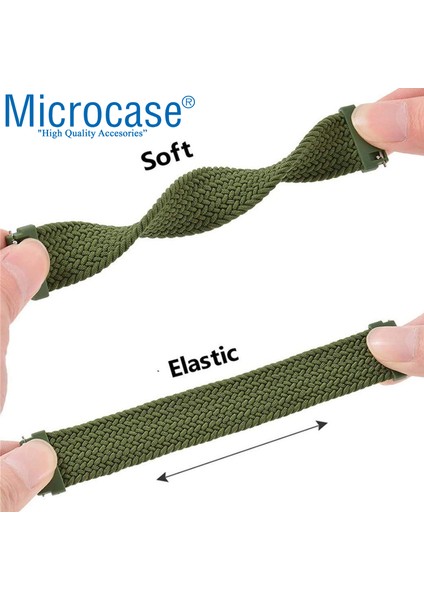 Honor Watch Magic 2 46MM Için 155 mm Esnek Hasır Örgü Kordon Kayış - KY35 indirimleri