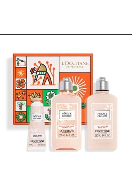 Néroli & Orchidée Bodycare Gift Set - Portakal Çiçeği & Orkide Yılbaşı Özel Vücut Bakım Hediye Seti