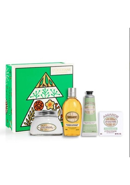 Almond Bodycare Gift Set - Badem Yılbaşı Özel Vücut Bakım Hediye Seti