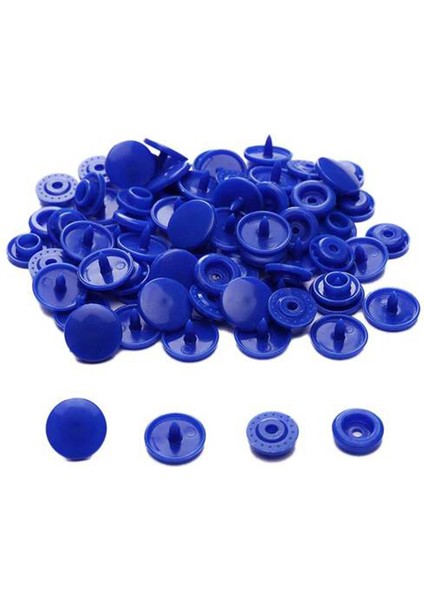 Çıt Çıt Seti Plastik Mavi (100 Set)