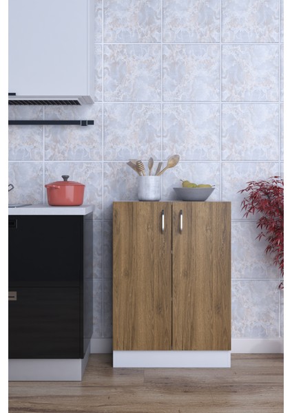 Rafineri Mokas Çok Amaçlı Mdf Dolap Raflı Kapaklı Mutfak Balkon Banyo fiyatları