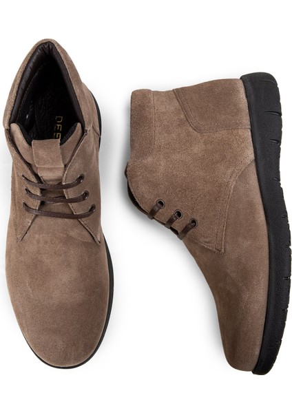 Süet Vizon Rengi Erkek Bot fırsatları