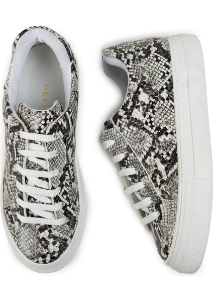 Hakiki Deri Beyaz Sneaker Kadın Ayakkabı fırsatları