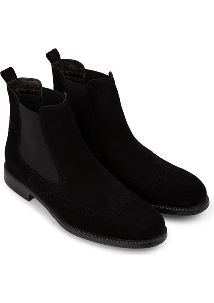 Süet Siyah Chelsea Erkek Bot fiyatları