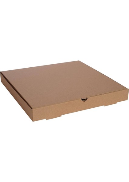 Baskısız Pizza Kutusu 22 cm 22X22X4 cm - 100 Adet