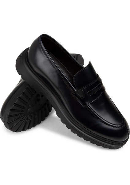 Hakiki Deri Lacivert Loafer Erkek Ayakkabı modelleri