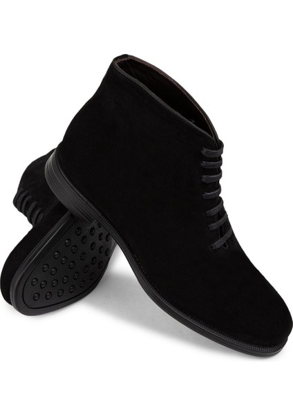 Süet Siyah Erkek Bot modelleri