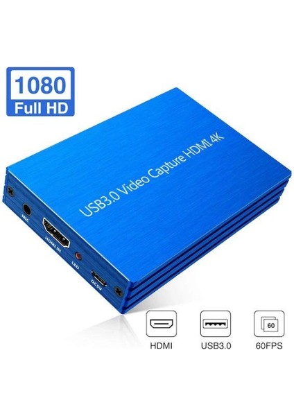 USB 3.0 4K HDMI Video Capture USB 3.0 Hd Video Kaydedici