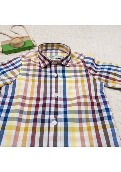 Erkek Çocuk Çok Renkli Pamuklu Gömlek fiyatları
