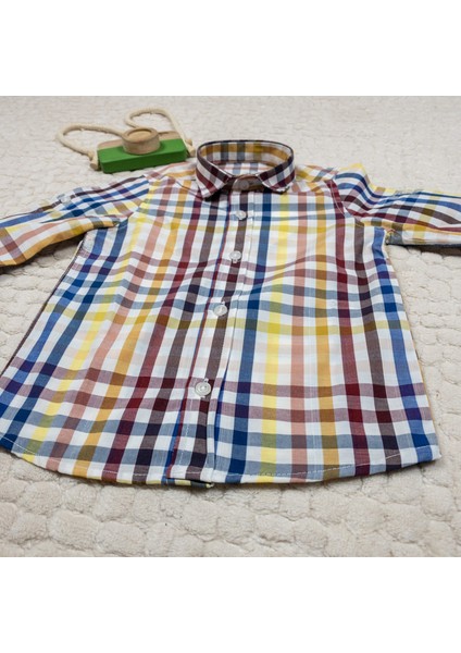 Erkek Çocuk Çok Renkli Pamuklu Gömlek fırsatları