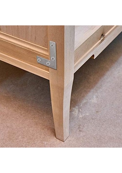 20 Adet Sabit Destek Düzlem Düz L Şekilli Destek Metal Destek Vidaları Ahşap Mobilya Dolap Bakım Desteği 40* 40MM (Yurt Dışından) fırsatları