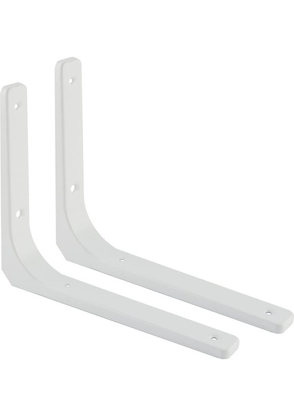 Duvara Monte Braket 2 Metal Braket 250MM x 200MM Ağır Braket Dekoratif Duvara Monte Endüstriyel Mutfak Radyatör Duvara Monte Braket Beyaz (Yurt Dışından)
