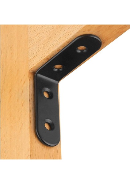 10 Dik Açılı Braket Sabit Braket L Şekilli Conta 40 x 40 x 17 mm Dik Açılı Braket Vidalı Siyah (Yurt Dışından) modelleri