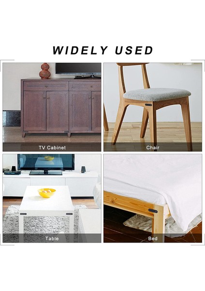 20 Parçalı Dikey Metal Braket Ahşap Mobilya Dolap Bakım Braketi Siyah 60* 17MM (Yurt Dışından) fiyatları