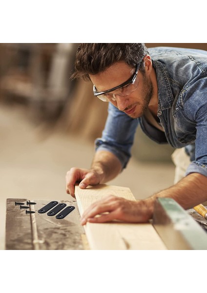 20 Parçalı Dikey Metal Braket Ahşap Mobilya Dolap Bakım Braketi Siyah 60* 17MM (Yurt Dışından) modelleri