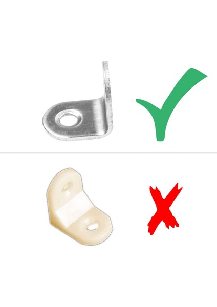 100 Adet Paslanmaz Çelik Sabit Braket 20X 20MM Sabit Köşe Braket Ahşap Dolap Sandalye Masa Dik Açılı Braket-Gümüş (Yurt Dışından) fırsatları