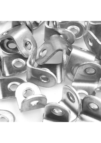 100 Adet Paslanmaz Çelik Sabit Braket 20X 20MM Sabit Köşe Braket Ahşap Dolap Sandalye Masa Dik Açılı Braket-Gümüş (Yurt Dışından) indirimleri