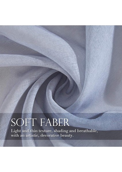 2 Gradyan Perde Gri 107 * 160 cm (Yurt Dışından) fiyatları