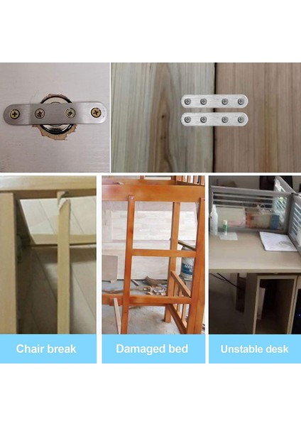 20 Parça Paslanmaz Çelik Montaj Bağlantı Parçası Gümüş Düz Köşe Çerçeve Sabit Dikey Düz Ahşap Raf Dolap Sandalye Masa Onarım Tahtası 76X 18MM (Yurt Dışından) indirimleri