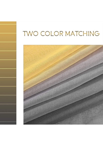 2 x Tül Panjurlar Sarı Gri 100* 250CM (Yurt Dışından) fiyatları
