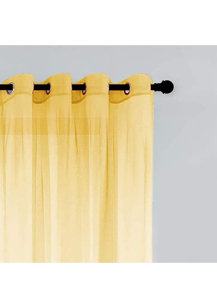 2 x Tül Panjurlar Sarı Gri 100* 250CM (Yurt Dışından) indirimleri