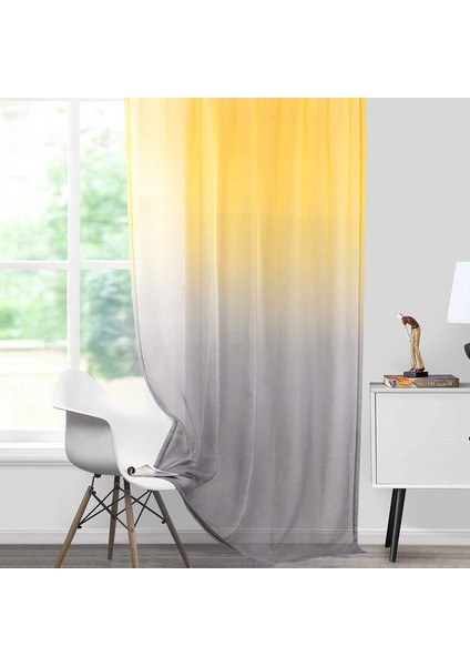 2 x Tül Panjurlar Sarı Gri 150* 250CM (Yurt Dışından) fırsatları