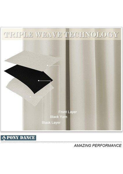 Bej Gölgeleme Perdeleri 150* 180CM (Yurt Dışından) fırsatları