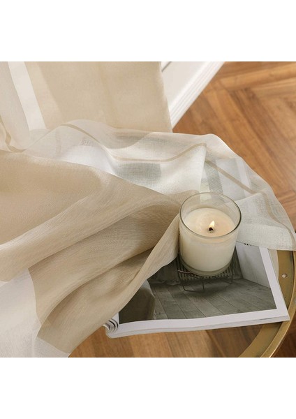 2 Nordic Perde Bej 137* 213CM (Yurt Dışından) indirimleri