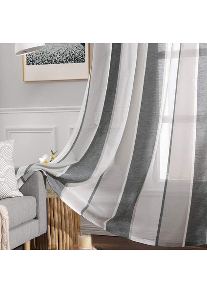 2 Nordic Perdeler Koyu Gri 137 * 160 cm (Yurt Dışından) modelleri