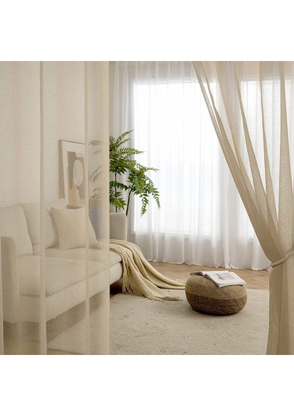 Teotak 2 Düz Perde BEJ-140 * 137CM (Yurt Dışından) fırsatları