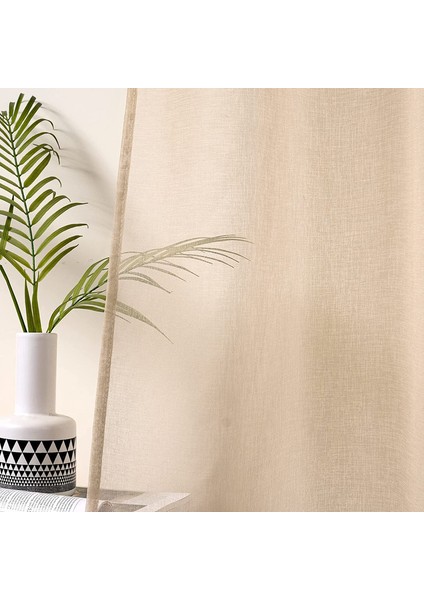 Teotak 2 Düz Perde BEJ-100 * 250CM (Yurt Dışından) indirimleri