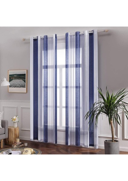 2 Nordic Perde Mavi 137 * 160 cm (Yurt Dışından) fiyatları