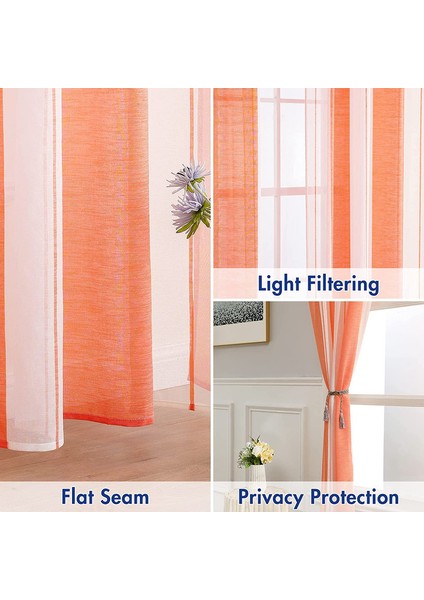 2 Nordic Perde Kırmızısı 140* 225CM (Yurt Dışından) fiyatları