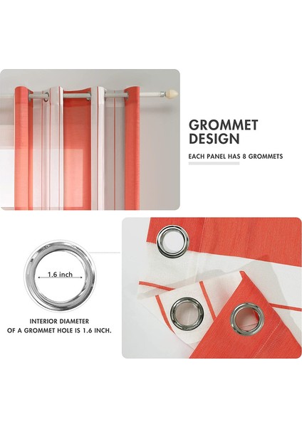 2 Nordic Perde Kırmızısı 140* 225CM (Yurt Dışından) modelleri