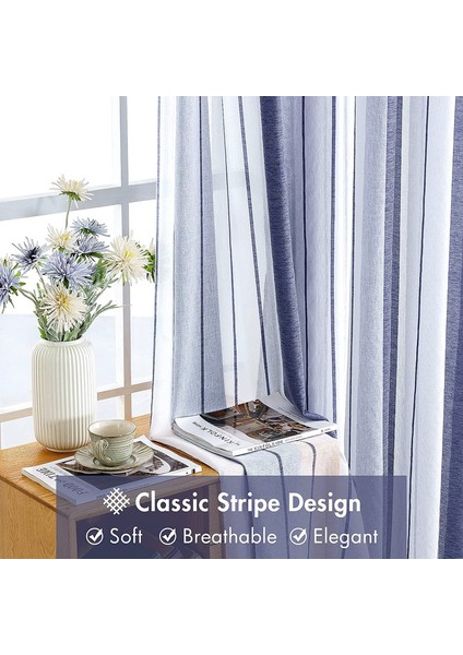 2 Nordic Perde Mavi 140 * 225CM (Yurt Dışından) fırsatları