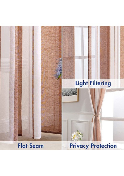 2 Perde Nordic Curry 137* 213CM (Yurt Dışından) indirimleri