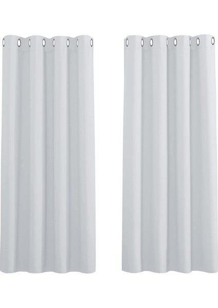 2 Gölgeleme Perdeleri Beyaz 132* 45CM (Yurt Dışından)
