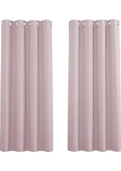2 Gölgeleme Perdeleri Pembe 132* 45CM (Yurt Dışından)