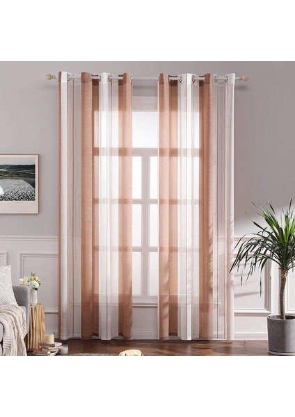 2 Perde Nordic Curry 140* 225CM (Yurt Dışından)